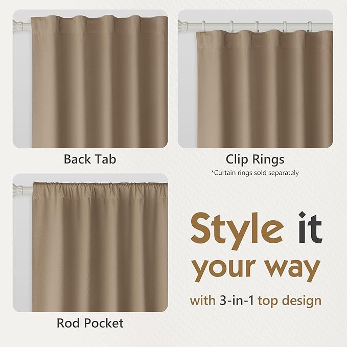FMFUNCTEX 100% Blackout Curtains - Image 6