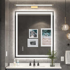 Ratsamee 30x36 Inch Led Mirror for Bathroom by RATSAMEE