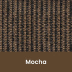7'W x 8'H Mocha Patio Shades Roll up Outdoor Roller Shade Crank Wand Blind - Image 9