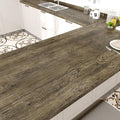 WESTICK Brown Wood Contact Paper Peel and Stick Countertops Waterproof Wood by WESTICK