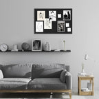 DAHAPYBOO Cork Board with Linen Black, Bulletin Board 30"x20", Corkboards - Image 7