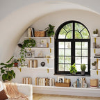 DINZI LVJ Long Wall Shelves, 31.5" Wall Mounted Shelves Set of 4, Large - Image 2