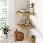 Vivelove 12 Inch Deep Floating Shelves 12 inch Long, 2 Inch Thick Wall Shelves - Image 2