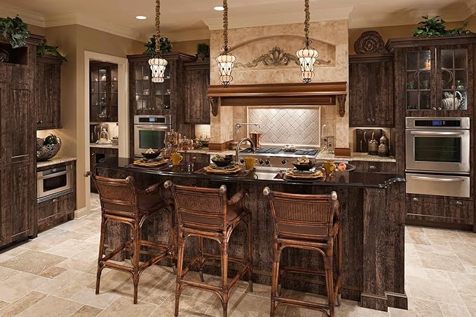 Dimoon 470''x17.7 Dark Brown Wood Peel and Stick Wallpaper Wood Contact Paper - Image 4