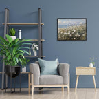 Nature Landscape Wall Art Coastal Wildflower Poster 12X16 inch Black Framed - Image 3