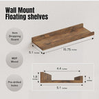 RICHER HOUSE 3 Set Floating Shelves - Image 3