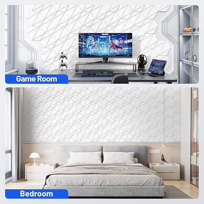 12 Pack Acoustic Panels with Self-Adhesive 12"X10"X0.4" Sound Proof Foam Panels - Image 7