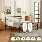 Lomoky Dimmable Wall Sconces Plug in, Adjustable Angle Wall Lamps - Image 5