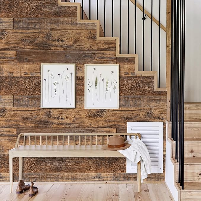 TANONE Wood Contact Paper Kitchen Peel and Stick Wallpaper, Self Adhesive - Image 5