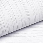 Livelynine White Grasscloth Peel and Stick Wallpaper Textured Grass Cloth Wall - Image 6