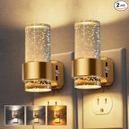 L LOHAS LED Night Lights Plug into Wall, 2 Pack Mini Dimmable Night Light by LLOHASLED