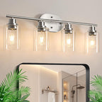 Ascher 4-Light Bathroom Light Fixtures, Modern Vanity Lights by Ascher
