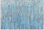 Yihui Arts Blue Tree Canvas Wall Art - Image 3