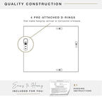 MCS Ezra 28.66x49.66 Large Wall Mirror, Vertical & Horizontal Wall Hanging - Image 4