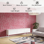 3D Wall Panels - 4PCS 47.2"x23.6" Faux Stone Wall Covering - MCM Modified Clay - Image 3