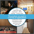 Art3d 4 Pack 47.2 x 23.6in. Wood Slat Acoustic Panels - Image 7