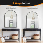 Delma Arched Bathroom Mirror, Living Room and Entryway - Image 6