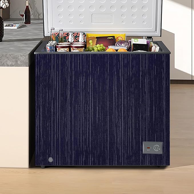 Navy Blue Grasscloth Peel and Stick Wallpaper Textured Contact Paper 15.7" X - Image 4