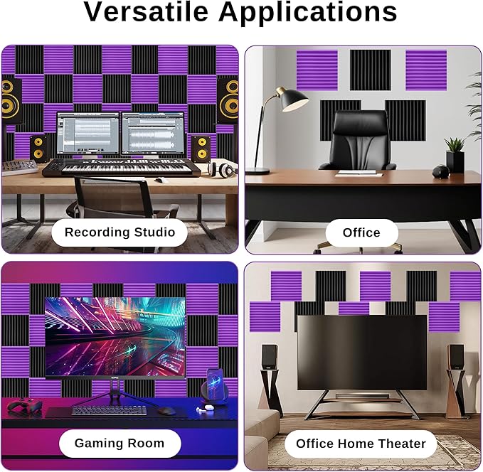 52 Pack Acoustic Foam Panels - Image 5