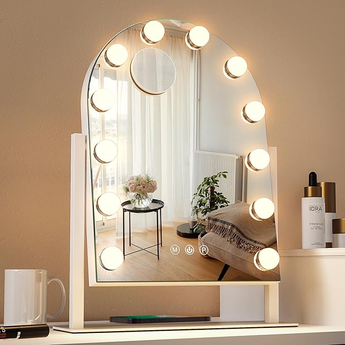 ZL ZELing Vanity Mirror with Lights Makeup Mirror with Lights 12 Dimmable Bulbs - Image 7