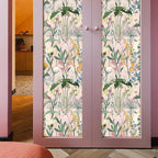 JiffDiff Floral Wallpaper Peel and Stick 17.3"x472" Pink Farm Wildwood Stick on - Image 8