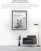 iHery Premium Natural Black OAK Wood 12x16in Having A Resting Face Prevents - Image 4