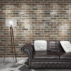 Art3d 20-Pack105 Sq.Ft Faux Brick 3D Wall Panels Peel and Stick in Gray Brown - Image 5