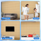 Nuanchu 60 Pcs 3D Slat Wall Panels, Paintable Waterproof Textured Tiles - Image 7