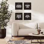Locomiss Black Christian Wall Art Decor Posters, Minimalist Jesus Scripture - Image 3