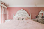 Dimoon 110''x17.7'' Pink Peel and Stick Wallpaper Contact Paper Modern Self - Image 3