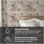 CONCORD WALLCOVERINGS ™ Retro-Art 3D Faux Stone Wall Panels, Lightweight PVC - Image 5