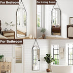 Full Length Mirror, Arched Wall Mounted Mirror, Wall Mirrors Full Length - Image 7