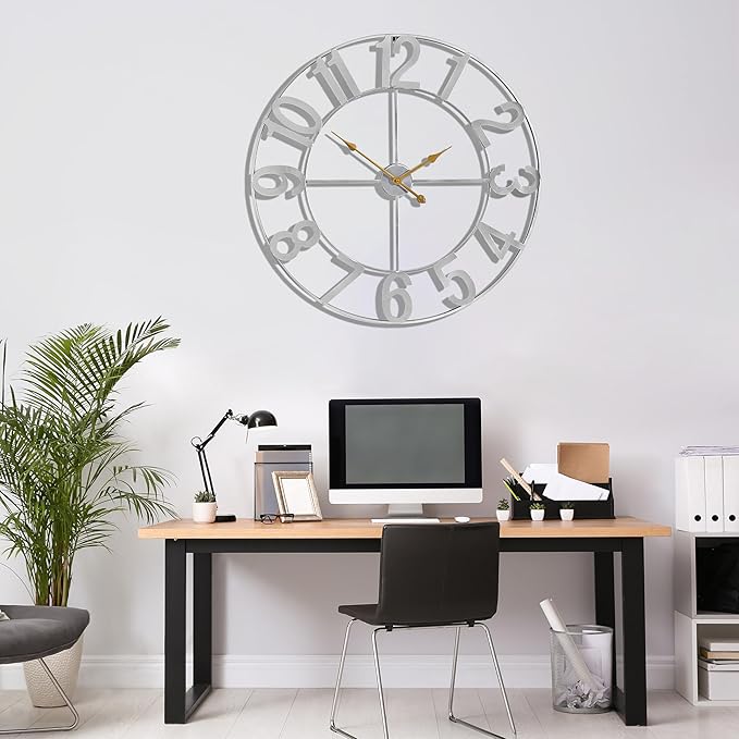 Sorbus Large Wall Clock for Living Room Decor - Image 8