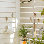 SOFFEE DESIGN Set of 5 Floral Wall Hooks, French Garden Eye-catching Entryway - Image 4