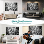 Mollywell Art Acoustic Panels 48x32x0.4 Inch, City Skyline |Sound Absorbing - Image 6
