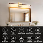 Morauroral Walnut Battery Operated Wall Sconce - Image 3