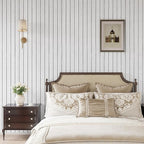 VEELIKE Whitewashed Oak Wood Wall Panel Peel and Stick Foam Slat Panels - Image 3