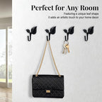4pcs Iron Leaf Wall Hooks - Image 3