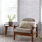 COMSTICKC 3D White with Gray Spots Faux Brick Wall Panel Peel and Stick Wall - Image 6