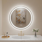 LOVESPEJO 24" Round LED Bathroom Mirror by LOVESPEJO
