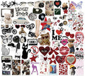 170PCS Y2K Grunge Stickers, Aesthetic Downtown Girls Pack Cool Trendy 2000s for Water Bottle Funny Waterproof Stickers for Teens Adults Vinyl for Laptop Skateboard
