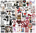 170PCS Y2K Grunge Stickers, Aesthetic Downtown Girls Pack Cool Trendy 2000s for Water Bottle Funny Waterproof Stickers for Teens Adults Vinyl for Laptop Skateboard