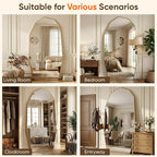 Antok Full Length Mirror, Free Standing Wall Mounted or Leaning Full Body Mirror - Image 8
