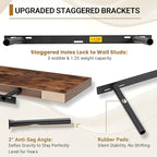 Vivelove 12" Deep Floating Shelves - Image 5