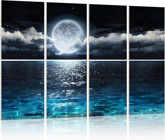 YPY Acoustic Panels, Soundproof Wall Panels: Sound Absorbing Wall Art, 8 Pack by YPY