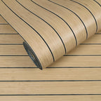 VEELIKE Tan Birch Slat Wall Panels Peel and Stick 3D Wood Grain Wall Panel by VEELIKE