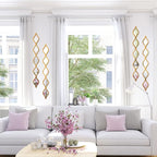 Qunclay Teardrop Mirror Wall Art Decorative Mirror Wall Decor Long Narrow - Image 4