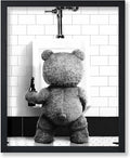 Poster Master Funny Teddy Bear Print by PosterMaster