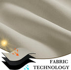 RYB HOME 100% Blackout Basement Curtains 30 inches Long, Heat & UV Blocking - Image 7