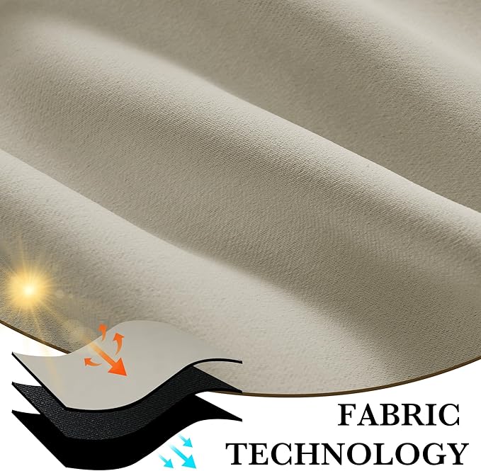 RYB HOME 100% Blackout RV Camper Curtains, Thermal Insulated Total Room - Image 7